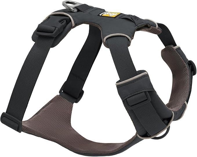 Front Range Dog Harness, Reflective Soft Padded Everyday Harness with Dual Leash Clips, Adjustable and Lightweight Fit for Training or Walking for All Dogs