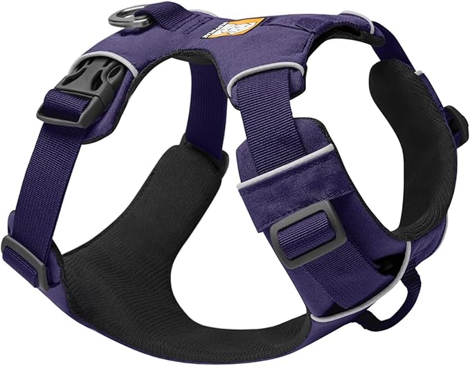Front Range Dog Harness, Reflective Soft Padded Everyday Harness with Dual Leash Clips, Adjustable and Lightweight Fit for Training or Walking for All Dogs