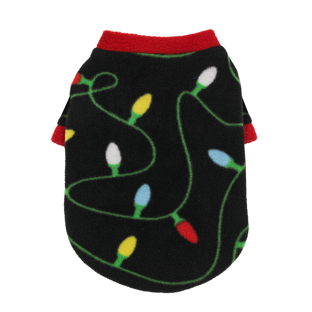 Warm Christmas Dog Fleece