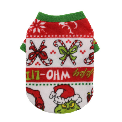 Warm Christmas Dog Fleece