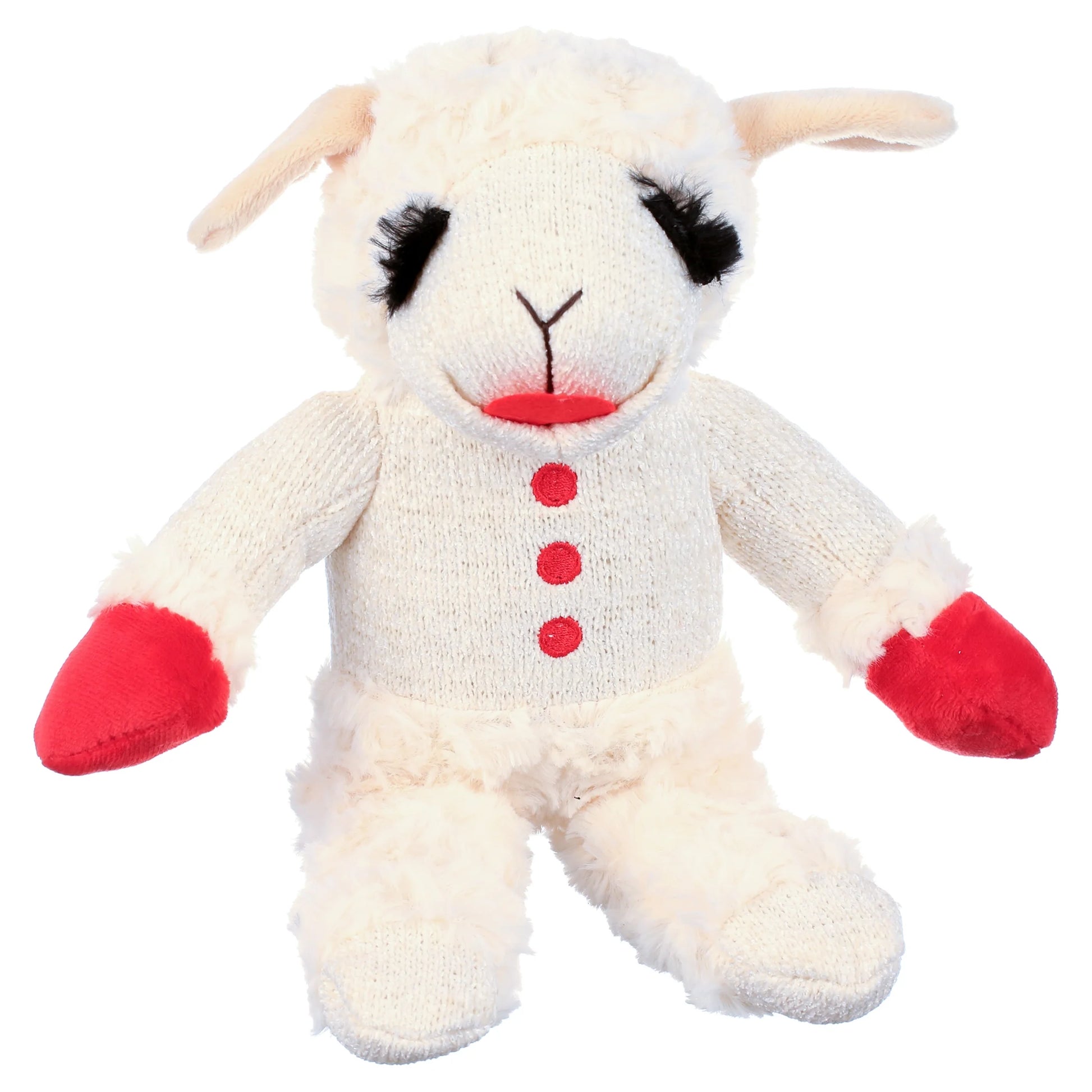 Standing Lamb Chop Plush Dog Toy, Medium