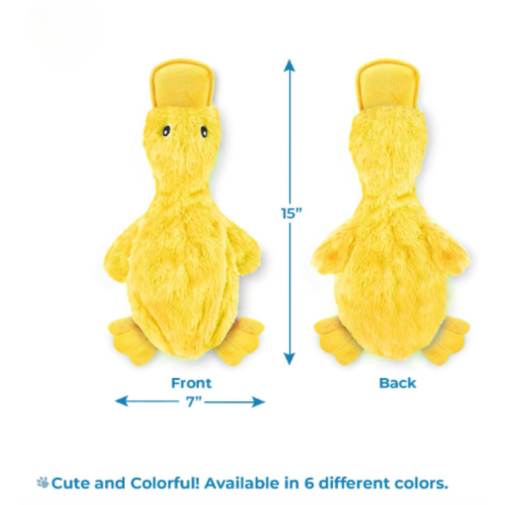 15'' Yellow Duck Toy for Dog, Small, Medium, & Large Breeds, Soft Squeaker Duck*