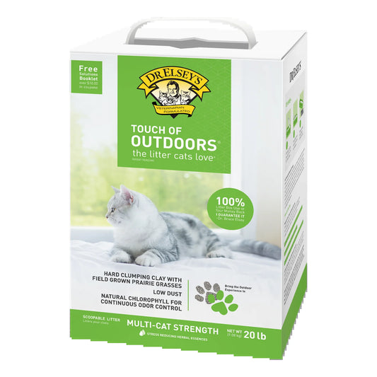 Touch of Outdoors Clumping Clay Cat Litter, 20 Lb Box