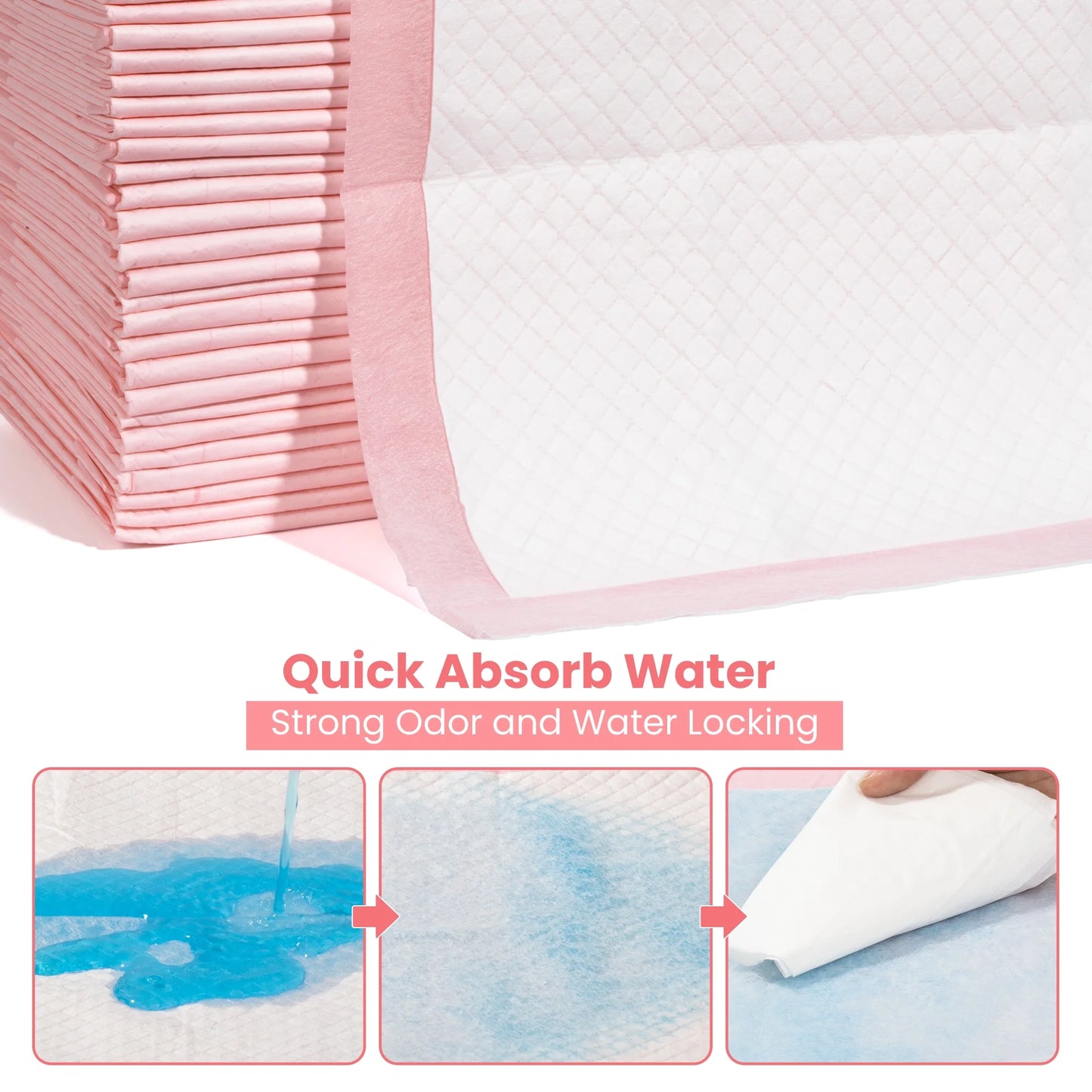 100 Count Disposable Puppy Pee Pads Pet Toilet Training Pads 18" X 13"