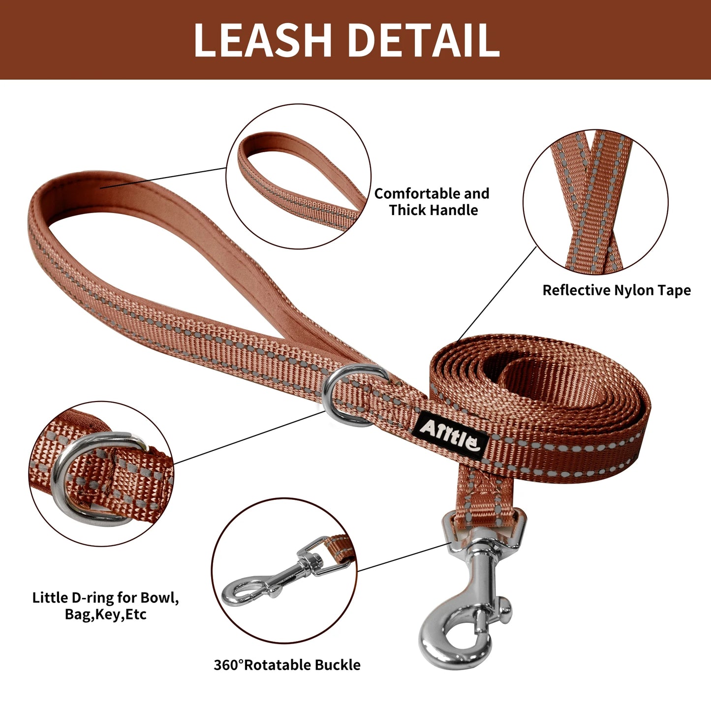 Step in Dog Harness and Leash Set - Dog Vest Harness with Super Breathable Mesh, Reflective No Pull Pet Harness for Outdoor Walking, Training for Extra Small Dogs, Cats Beige XXXS