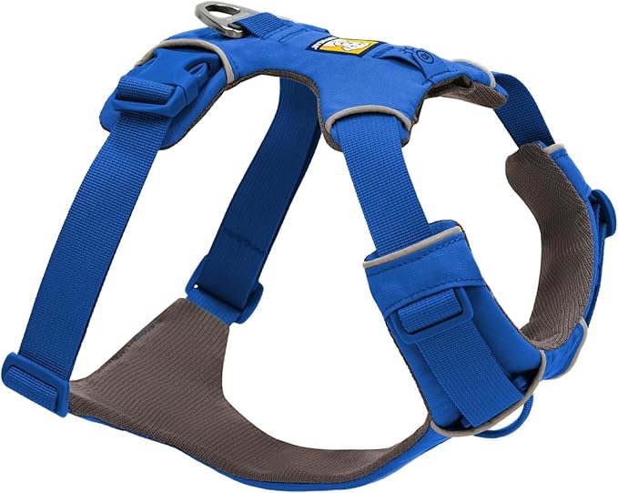 Front Range Dog Harness, Reflective Soft Padded Everyday Harness with Dual Leash Clips, Adjustable and Lightweight Fit for Training or Walking for All Dogs