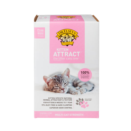 Kitten Attract Clumping Clay Cat Litter 20 Lb. Box