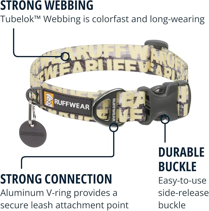 Front Range Dog Collar, Durable and Comfortable Collar for Everyday Use