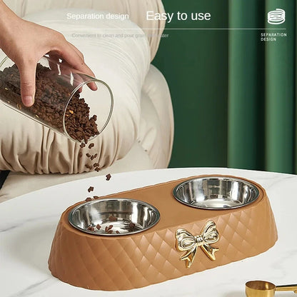 Luxe Double Pet Bowl