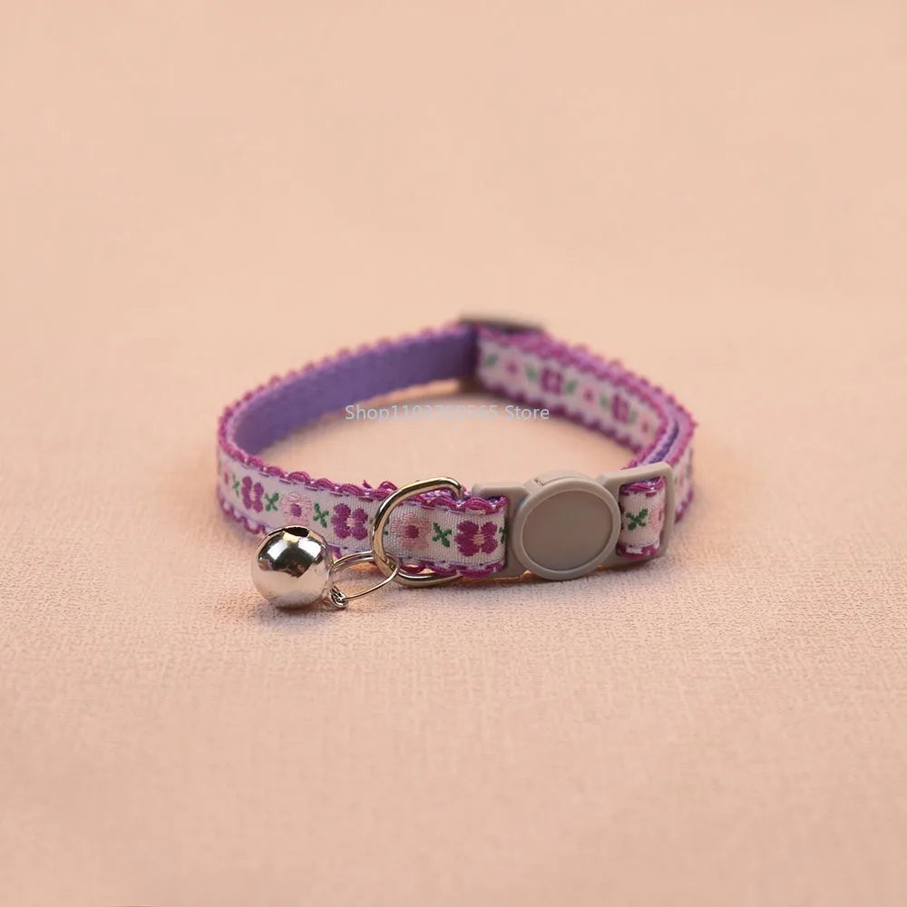 Lace Bell Cat Collar