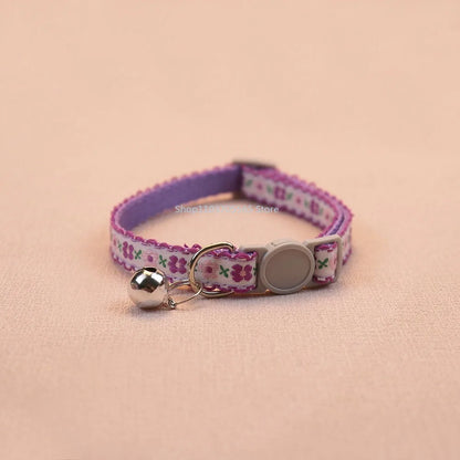 Lace Bell Cat Collar