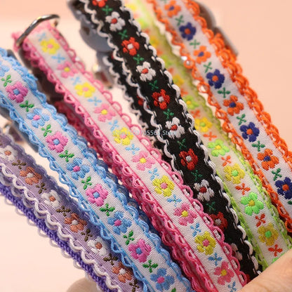 Lace Bell Cat Collar