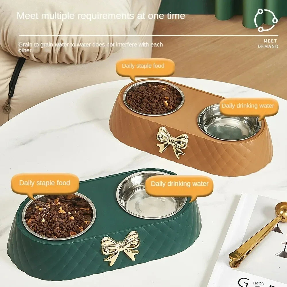 Luxe Double Pet Bowl