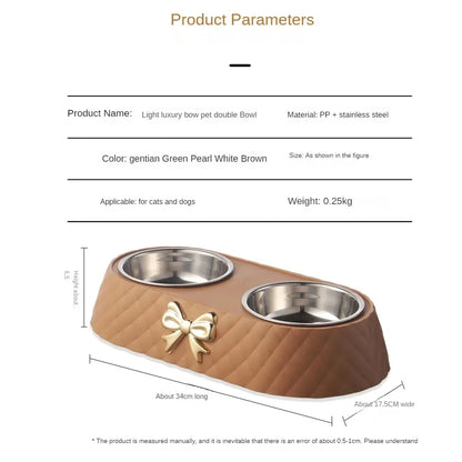 Luxe Double Pet Bowl