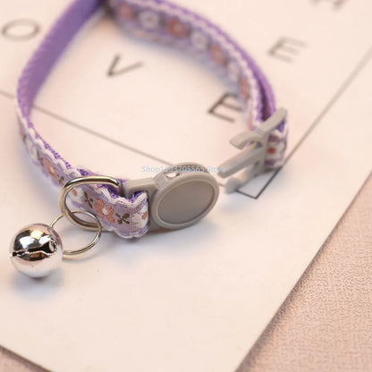 Lace Bell Cat Collar