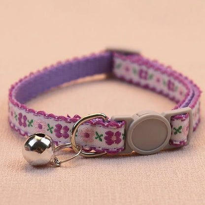 Lace Bell Cat Collar
