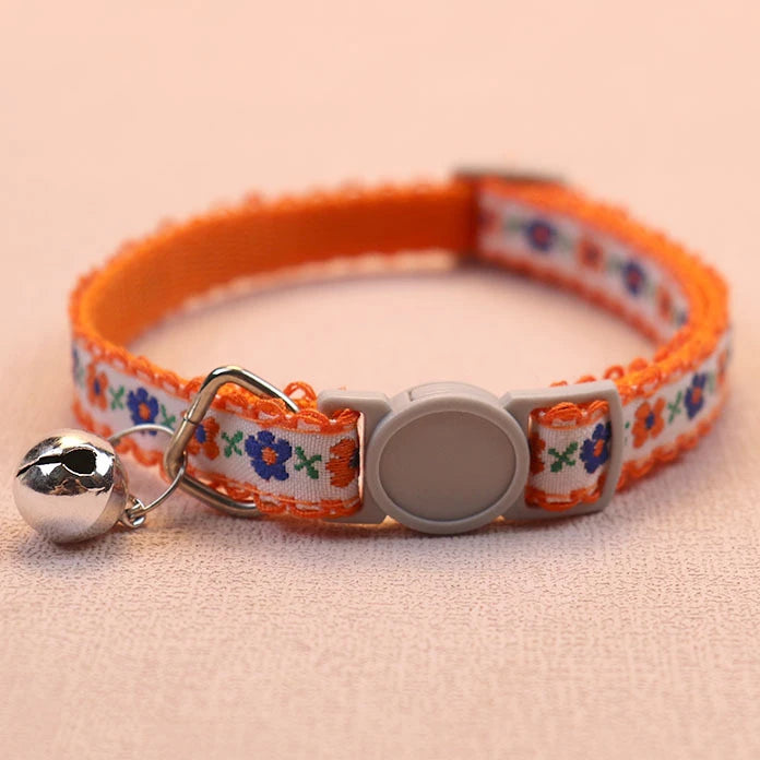 Lace Bell Cat Collar