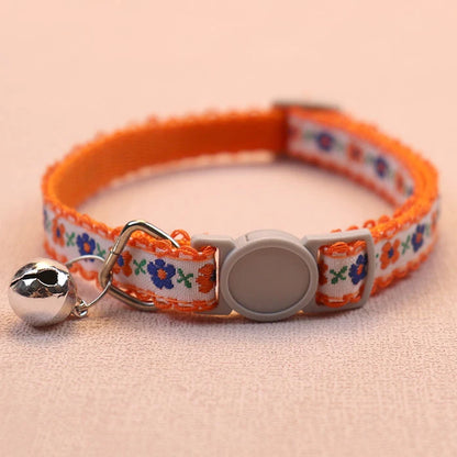 Lace Bell Cat Collar