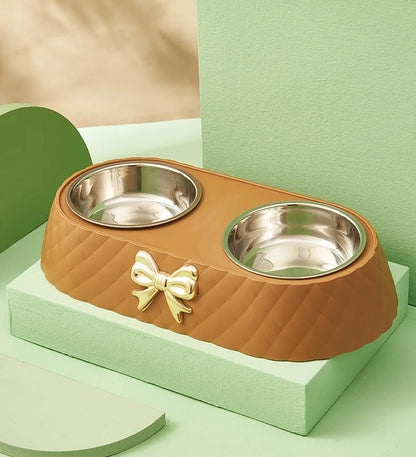 Luxe Double Pet Bowl