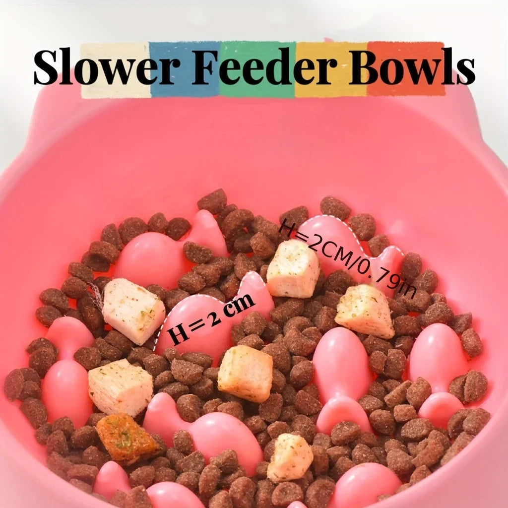 Slow Feed Pet Bowl