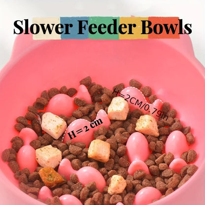 Slow Feed Pet Bowl
