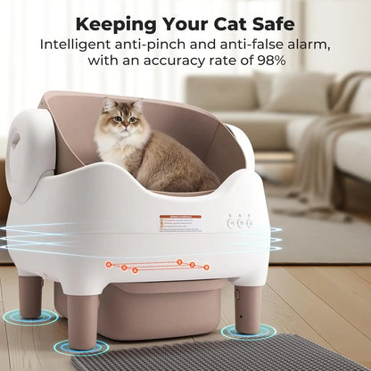 Smart Self-Cleaning Cat Litter Box