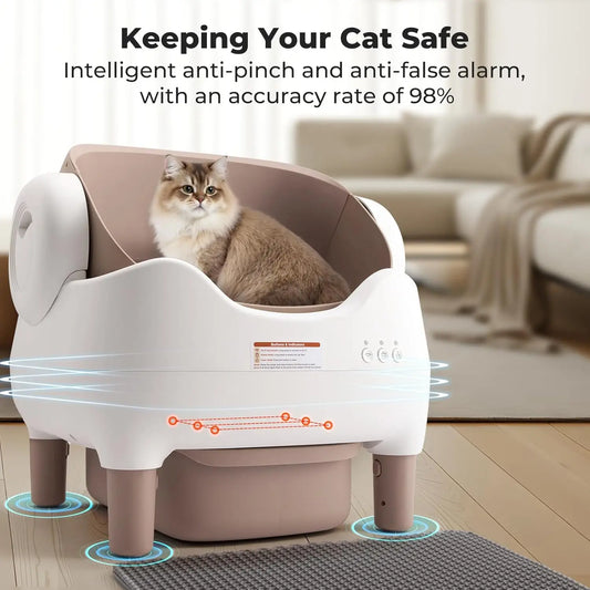 Smart Self-Cleaning Cat Litter Box