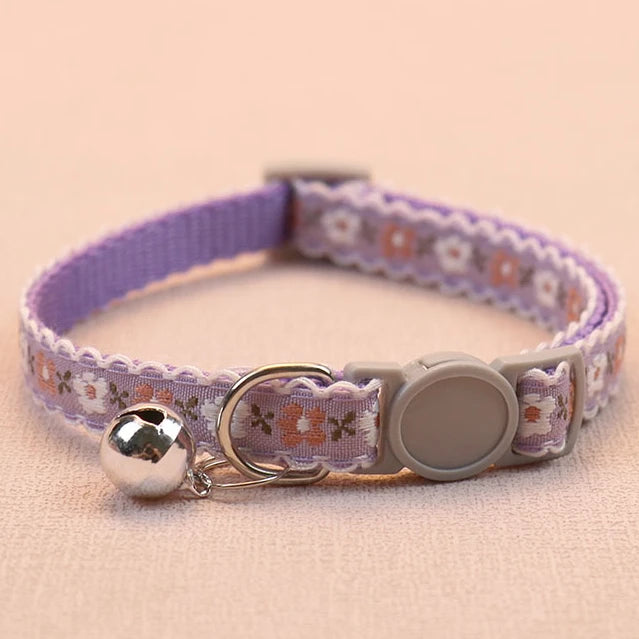Lace Bell Cat Collar