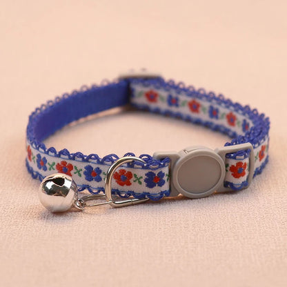Lace Bell Cat Collar