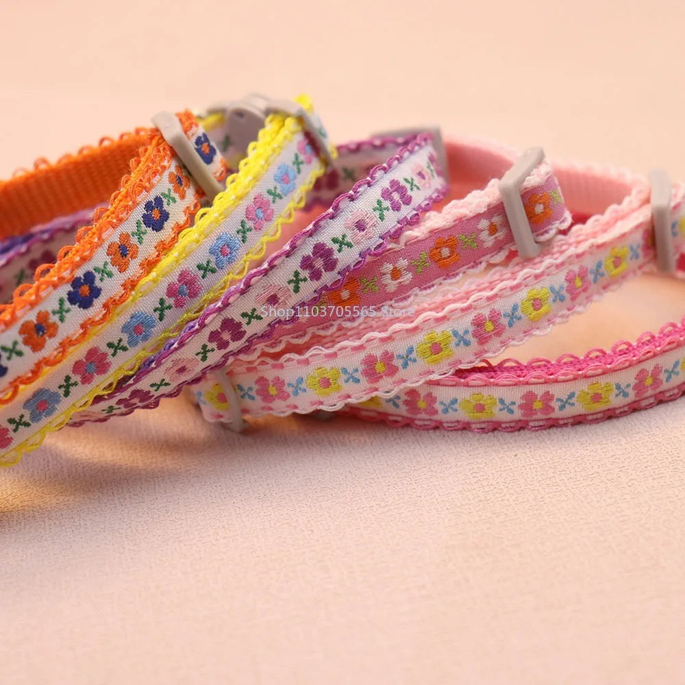 Lace Bell Cat Collar