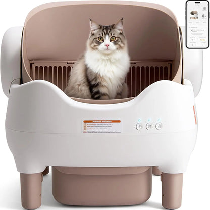Smart Self-Cleaning Cat Litter Box