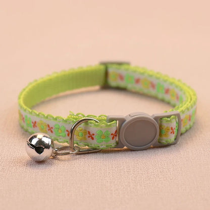 Lace Bell Cat Collar