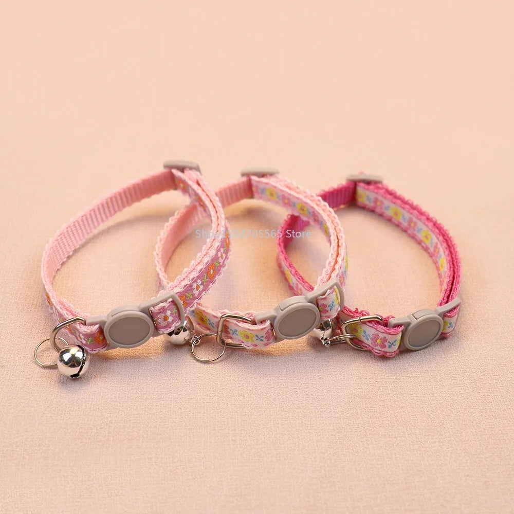 Lace Bell Cat Collar