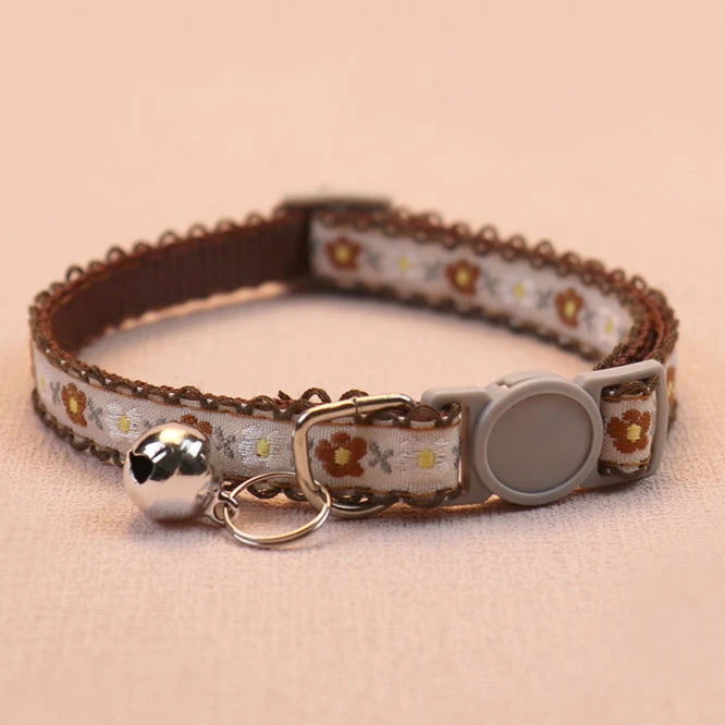 Lace Bell Cat Collar