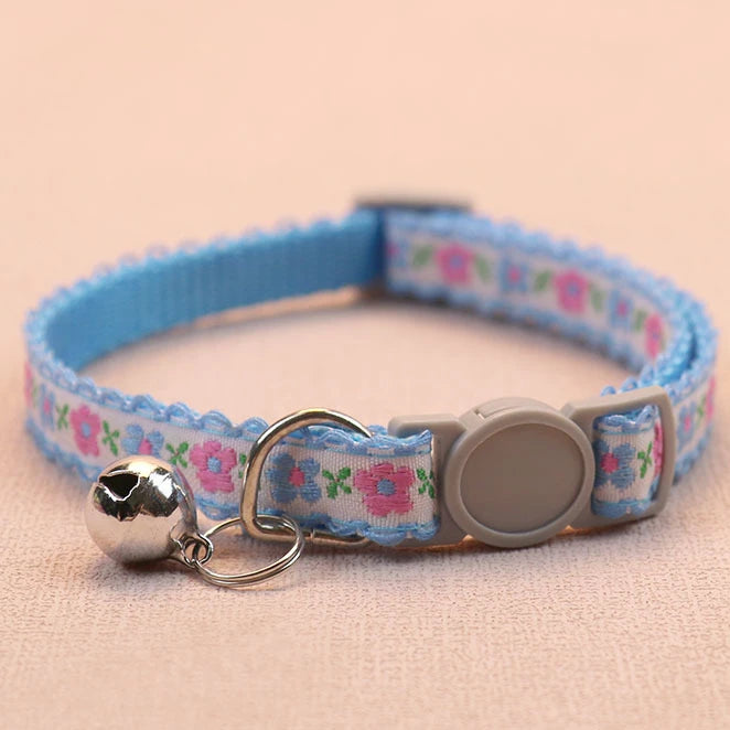 Lace Bell Cat Collar