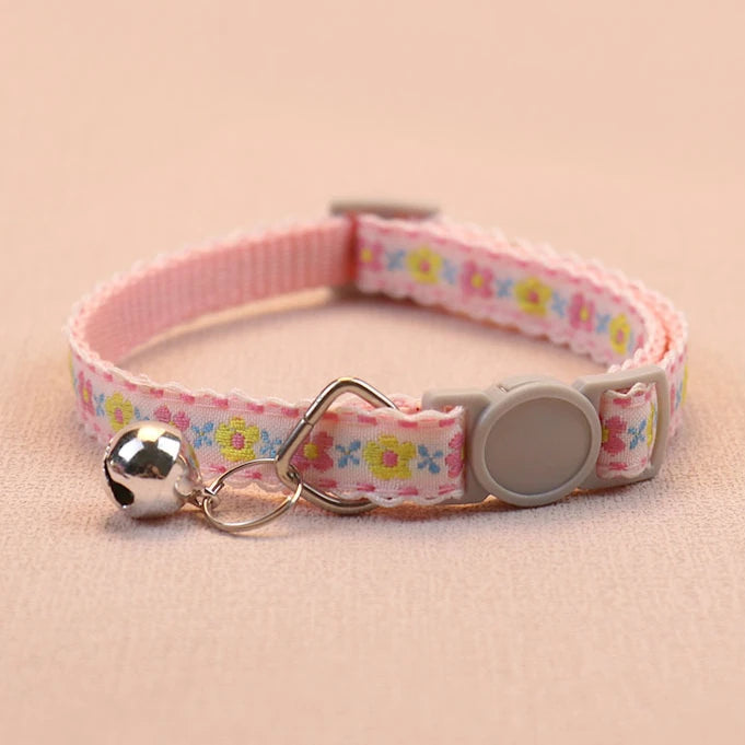 Lace Bell Cat Collar