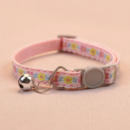 Lace Bell Cat Collar