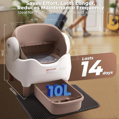 Smart Self-Cleaning Cat Litter Box