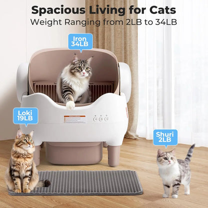 Smart Self-Cleaning Cat Litter Box