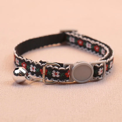 Lace Bell Cat Collar
