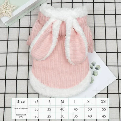 Cute Rabbit Pet Coat