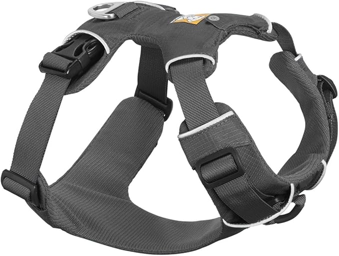 Front Range Dog Harness, Reflective Soft Padded Everyday Harness with Dual Leash Clips, Adjustable and Lightweight Fit for Training or Walking for All Dogs