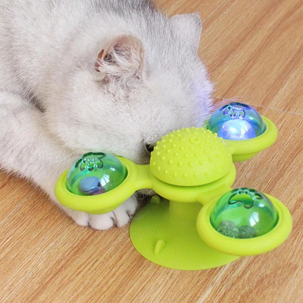 Scratch Hair Windmill Cat Toy
