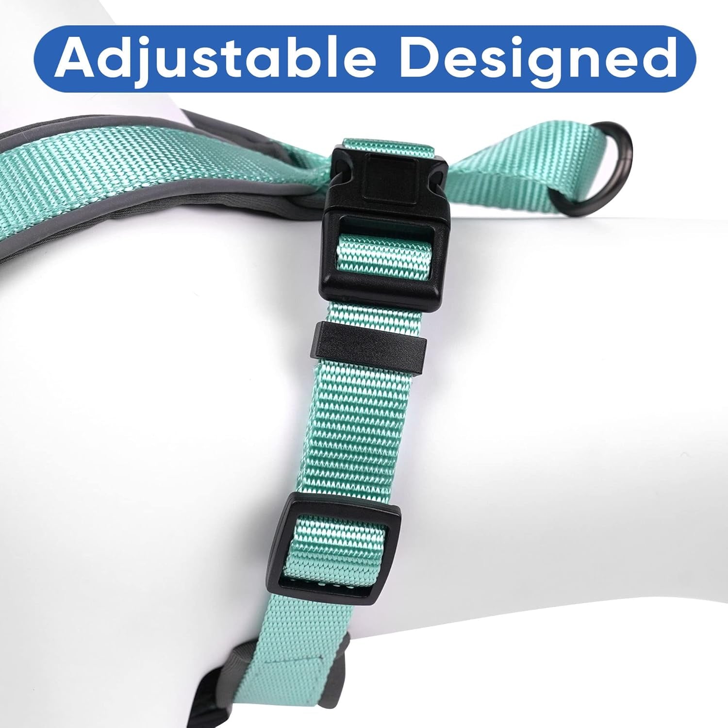 Reflective Dog Harness Padded Dog Harness Provides Comfort Control for a Walk or Running Great Pet Accessories Dog Vest XS Extra Small Teal Dog Harness