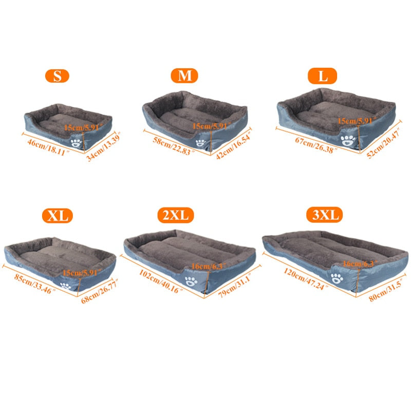 Waterproof Fleece Pet Bed